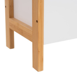 EstanterÍa natural y blanco