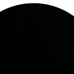 Mesa auxiliar Negro y natural