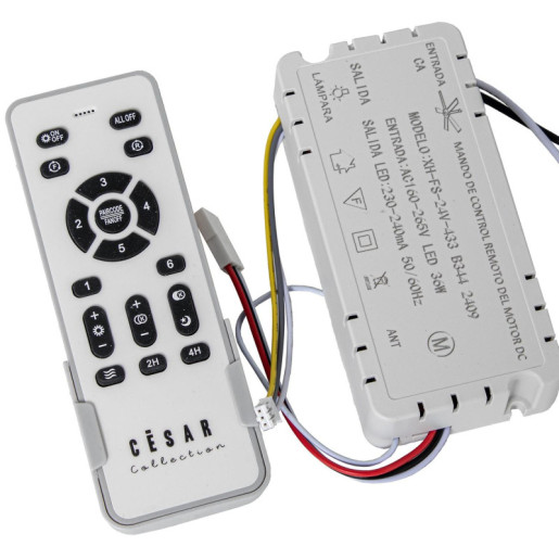 Control remoto gris claro