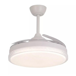 Ventilador techo blanco radiante
