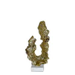 Figura abstracta dorado