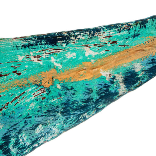 Figura delfin azul y verde