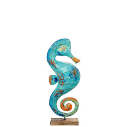 Figura caballito de mar azul