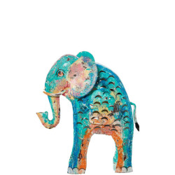 Figura elefante azul