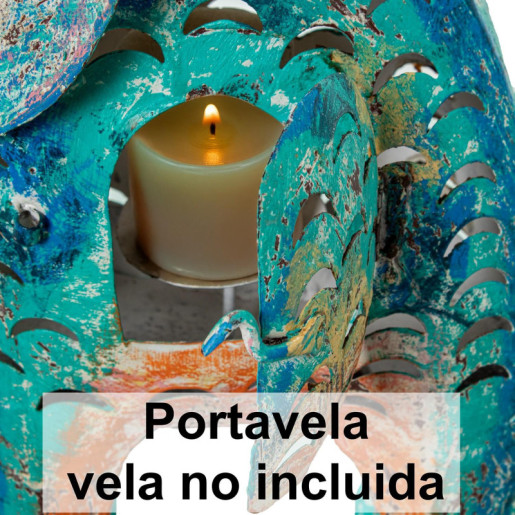 Figura elefante azul