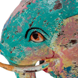 Figura elefante azul