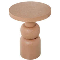 Mesa auxiliar mate rosa