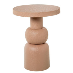 Mesa auxiliar mate rosa