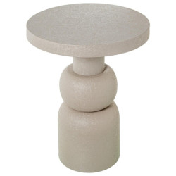 Mesa auxiliar mate blanco