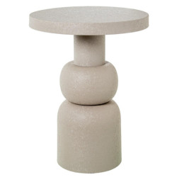 Mesa auxiliar mate blanco