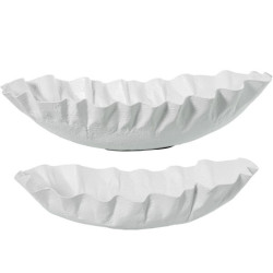 Set 2 centros blanco