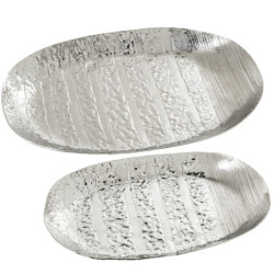 Set 2 centros plateado