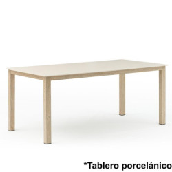 Mesa comedor beige