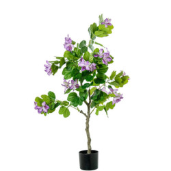 Planta artificial violeta