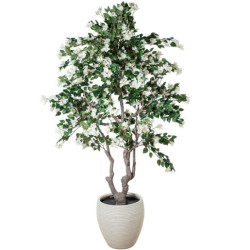 Planta artificial blanco