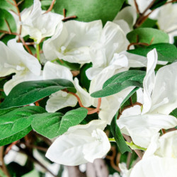 Planta artificial blanco