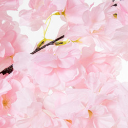 Planta artificial rosa cherry