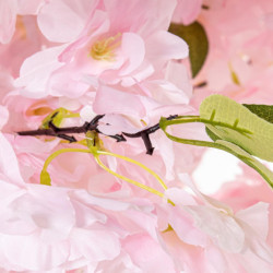 Planta artificial rosa cherry