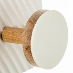 Perchero pared blanco