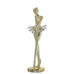 Figura bailarina dorado