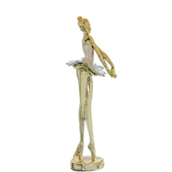 Figura bailarina dorado