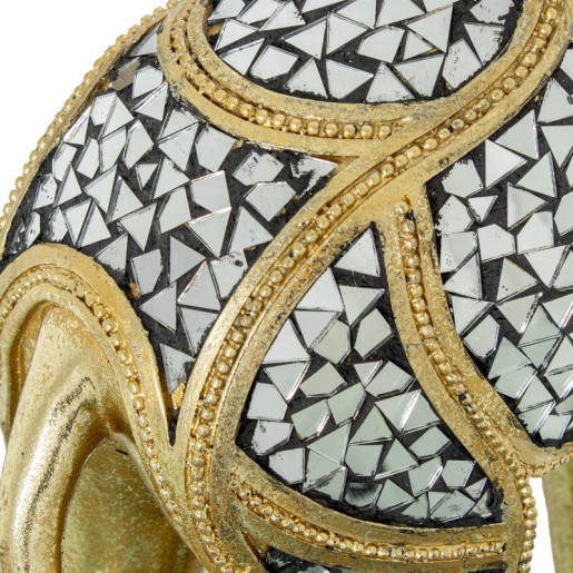 Figura jirafa dorado