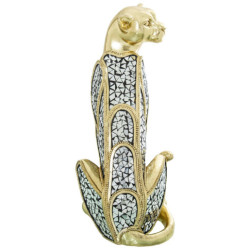 Figura guepardo dorado
