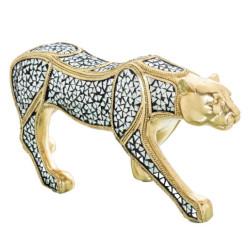 Figura guepardo dorado