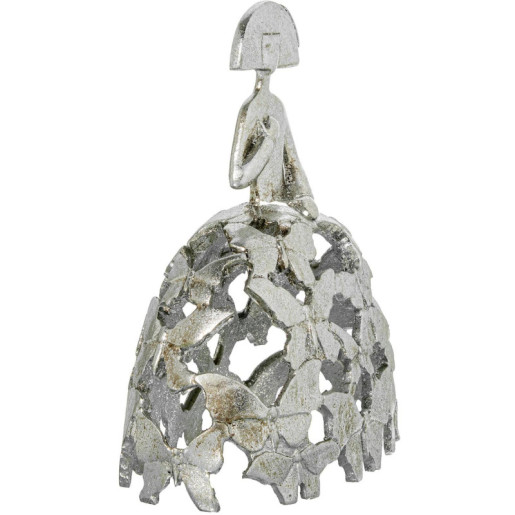 Figura menina plateado