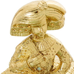 Figura menina dorado