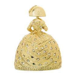 Figura menina dorado