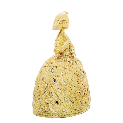 Figura menina dorado