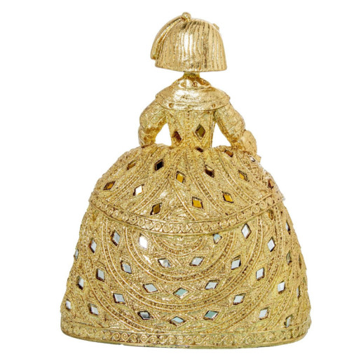 Figura menina dorado
