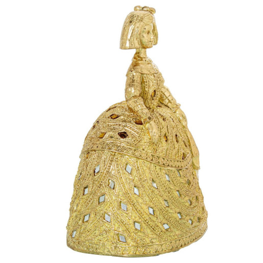 Figura menina dorado