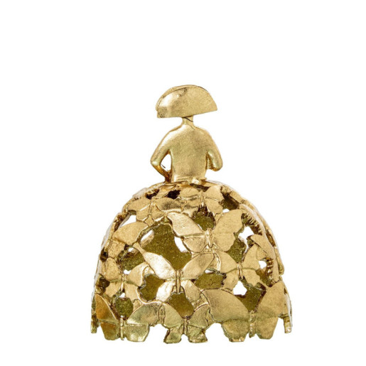 Figura menina dorado