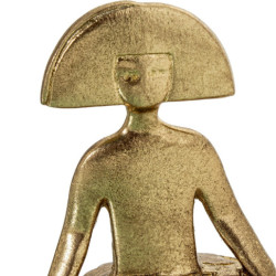 Figura menina dorado