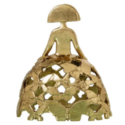 Figura menina dorado