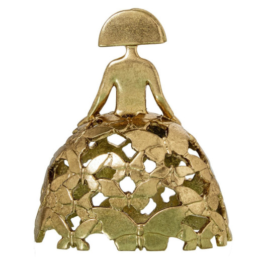 Figura menina dorado