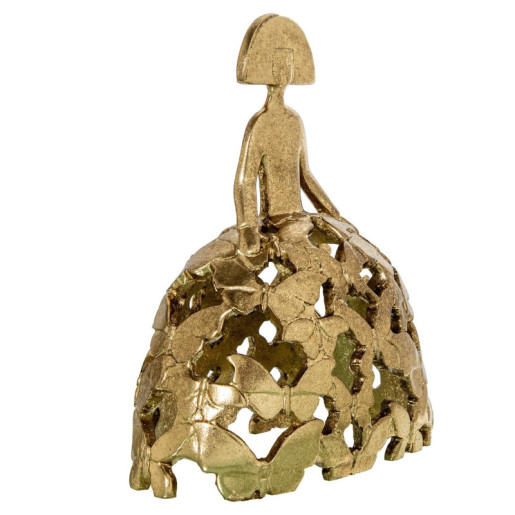 Figura menina dorado