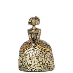 Figura menina dorado