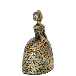 Figura menina dorado