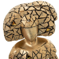 Figura menina dorado
