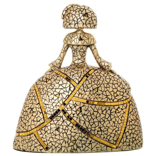 Figura menina dorado