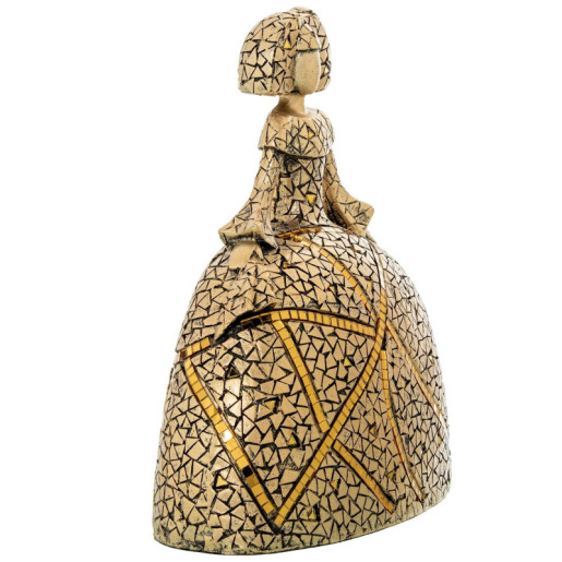 Figura menina dorado