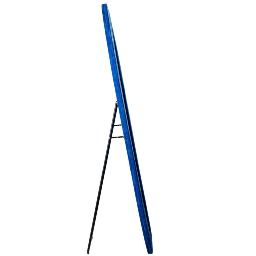 Espejo de pie azul