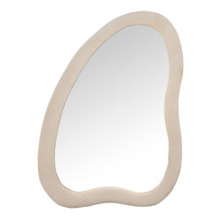 Espejo de pie beige