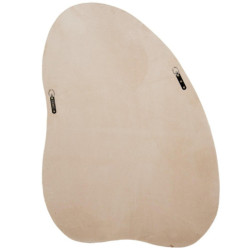 Espejo de pie beige