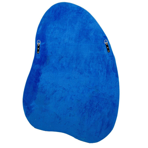 Espejo de pie azul