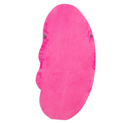 Espejo de pie rosa
