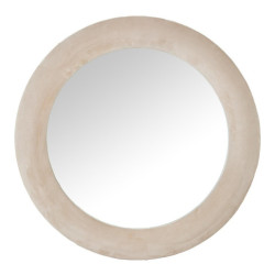 Espejo de pie beige